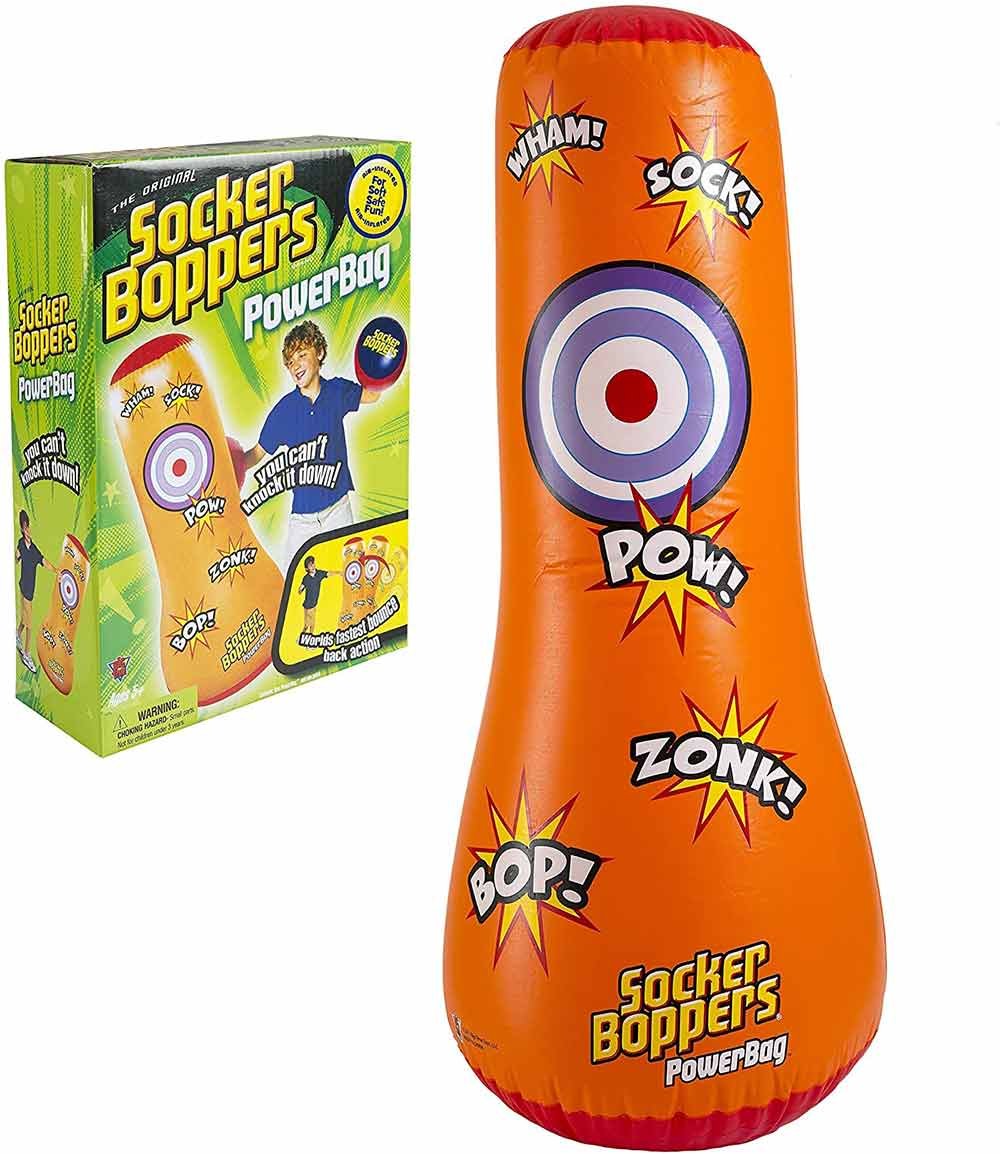 Socker Bopper Power Bag Standing Inflatable Punching Bag