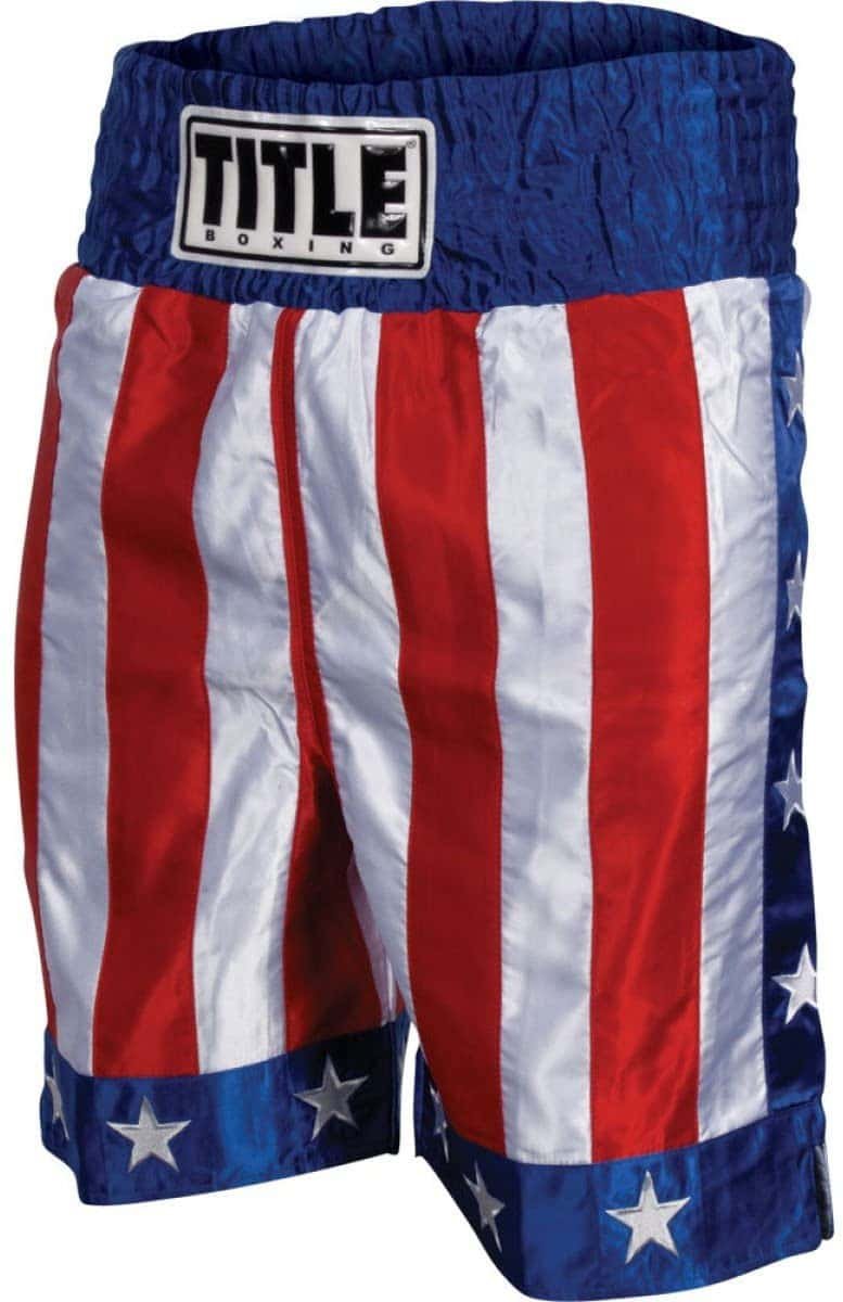 Title American Flag Boxing Trunks
